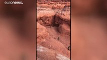 Struttura di metallo ritrovata nel deserto dello Utah