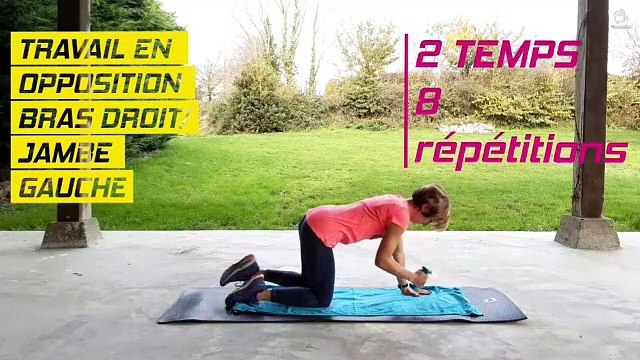 FITNESS - Renforcement musculaire dos ( avec ou sans haltères)