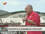 Diosdado Cabello: En el estado Sucre vamos por los 14 diputados para recuperar la Asamblea Nacional