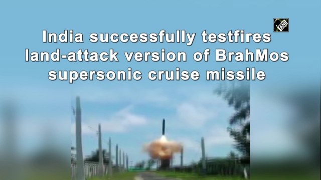 India successfully testfires land-attack version of BrahMos supersonic cruise missile