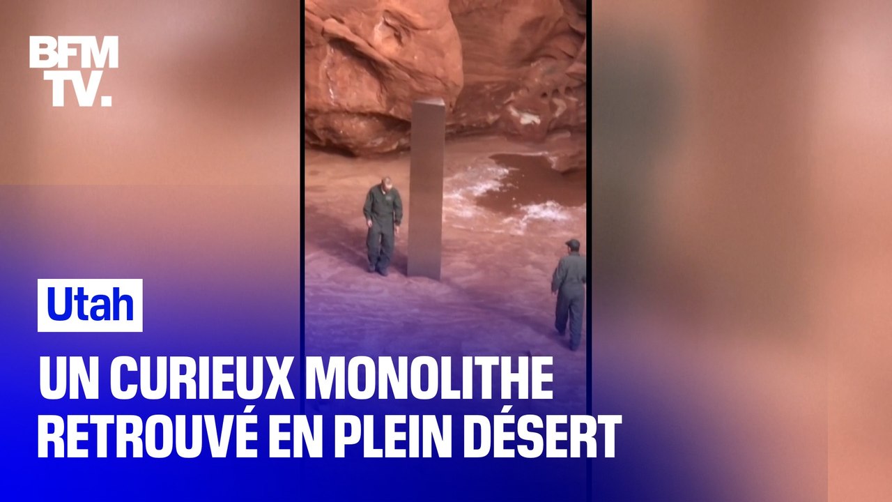 Un mystérieux monolithe en métal a été retrouvé...
