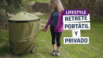[CH] Retrete portátil para mantener la privacidad al aire libre