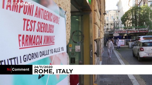 Locals in Rome can now get a COVID-19 test at pharmacies