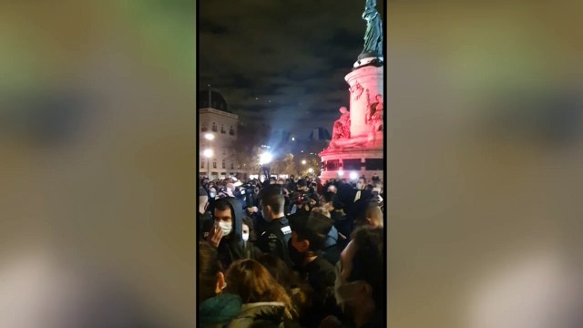 Indignación en Francia por desmantelamiento violento de campamento de migrantes