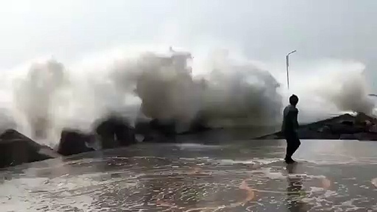 A scene at kasimedu today - Nivar Cyclone Effects