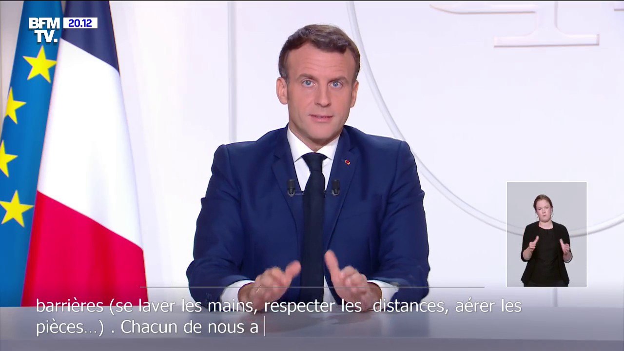 Emmanuel Macron: "Début janvier, aucun test ne devra mettre plus de 24h entre la demande de test et son résultat"