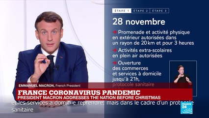 REPLAY. France coronavirus pandemic: President Macron addresses the Nation before Christmas