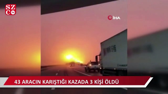 Çin’de 43 aracın karıştığı trafik kazasında 3 kişi öldü