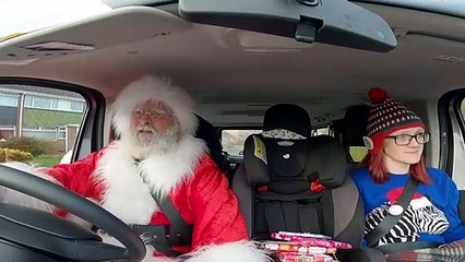 Middlesbrough mum takes Santa to suprise local children