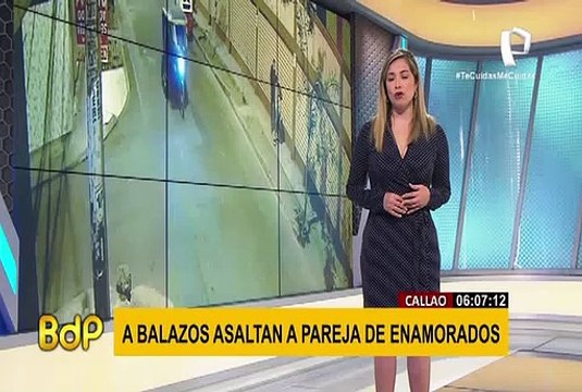 A balazos asaltan a enamorados en calle del Callao