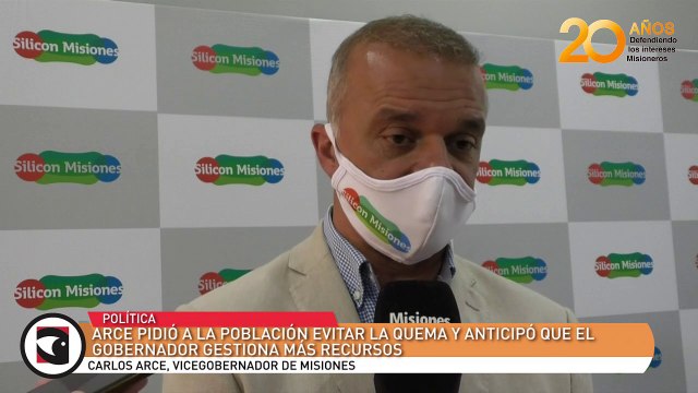 Arce pidió a la población evitar la quema y anticipó que el gobernador gestiona más recursos
