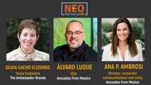 Silvia Cacho-Elizondo, Álvaro Luque y Ana Ambrosi en NEO Marketing Talk