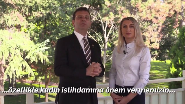 İmamoğlu çiftinden kadına şiddet mesajı