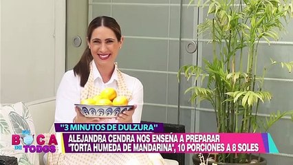 En Boca de Todos: Prepara una deliciosa Torta húmeda de mandarina (HOY)