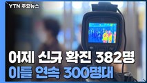 어제 신규 확진 382명...국내발생 363명, 해외유입 19명 / YTN