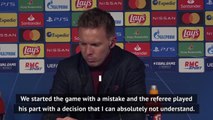 Nagelsmann fumes over penalty in Leipzig defeat to PSG