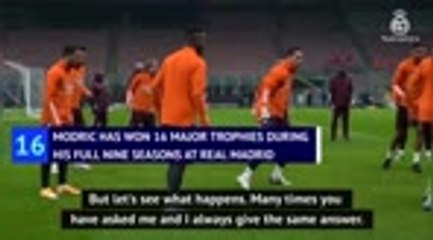 Modric wants to finish career at Real amid Inter rumours