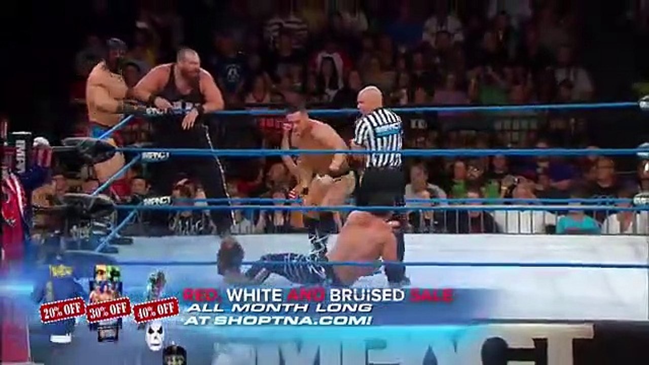 Tag Title Match The Wolves vs. The Menagerie vs. the BroMans (July 3, 2014)