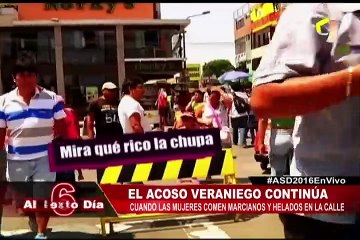 Mujeres sufren acoso por comer marcianos o helados en la calle