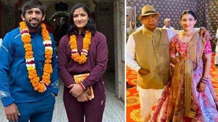 Sangeeta Phogat -Bajrang Punia की शादी रस्मे शुरु लेकिन पिता  है अब भी इस बात से दुखी । Boldsky