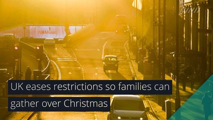 UK eases restrictions so families can gather over Christmas, and other top stories in health from November 25, 2020.