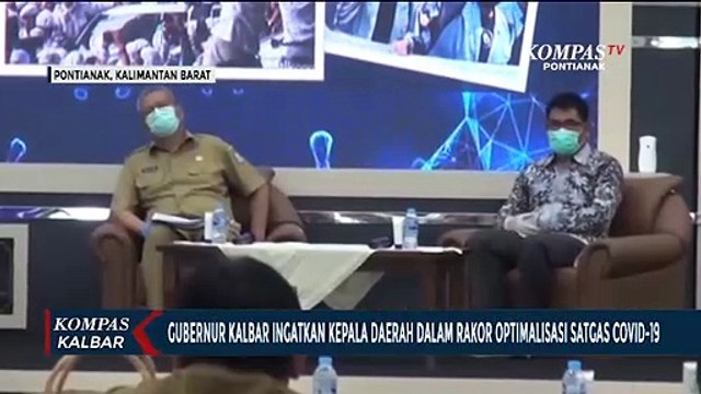 Rapat Evaluasi Satgas Covid, Gubernur Ingatkan Kepala Daerah Terapkan Prokes
