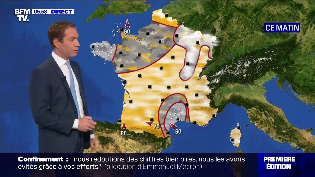 Le soleil dominera sur le pays ce mercredi malgré quelques pluies