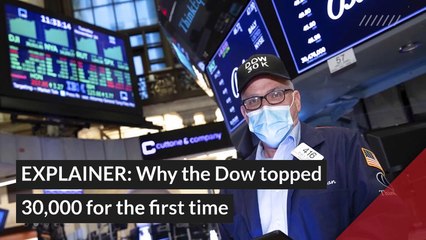 EXPLAINER: Why the Dow topped 30,000 for the first time, and other top stories in general news from November 25, 2020.