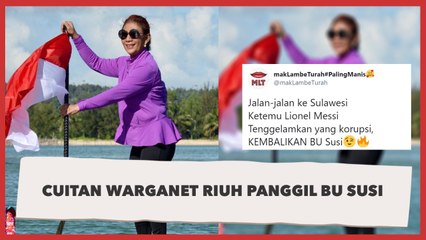 Cuitan Warganet Serukan Panggil Bu Susi