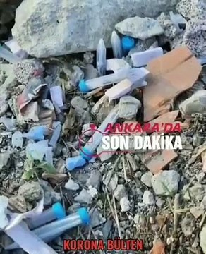 Ankara-Sürüntü örnekleri yol kenarına atılmış halde bulundu!