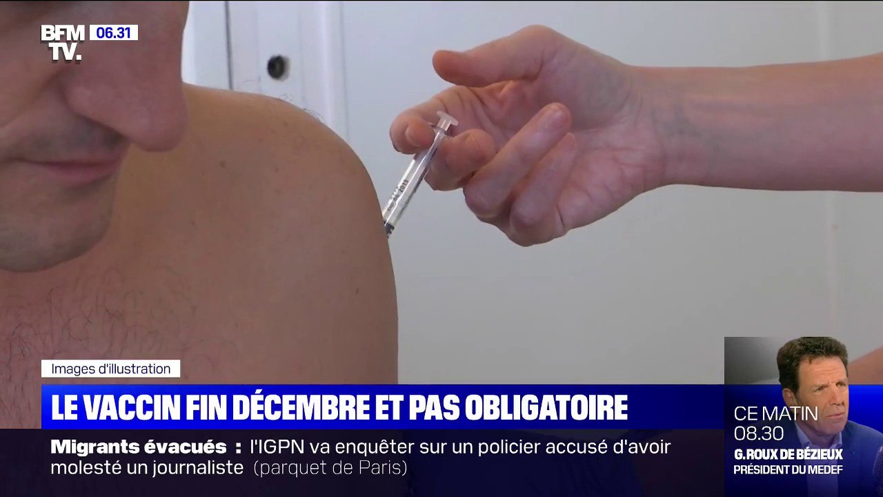 Covid-19: la vaccination ne sera pas obligatoire et pourrait démarrer fin décembre