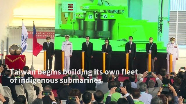 Taiwan expanding submarine fleet as China threat grows