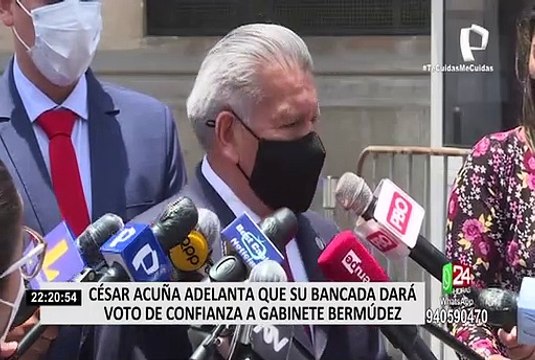 Francisco Sagasti se reunió con el líder de Alianza para el Progreso, César Acuña