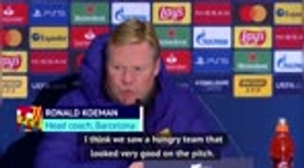 Koeman hails 'hungry' Barca performance against Kiev