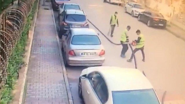 İstanbul’da işçi gibi giyinip, kabloyu böyle çaldılar