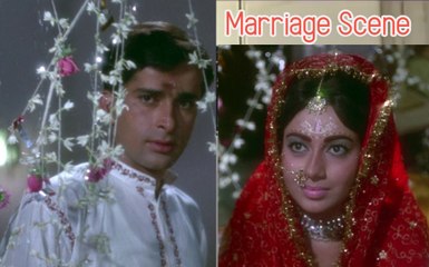 Marriage Scene: Hasina Maan Jayegi | (1968) | Shashi Kapoor | Johnny Walker | Ameeta | Bollywood Movie  Shaadi Scene