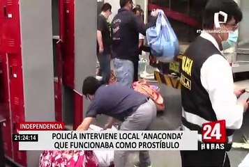 Independencia: Fiscalía interviene local ‘La Anaconda’ que funcionaba como prostíbulo