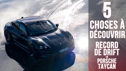 Drift en électrique, 5 choses à savoir sur le nouveau record de la Porsche Taycan