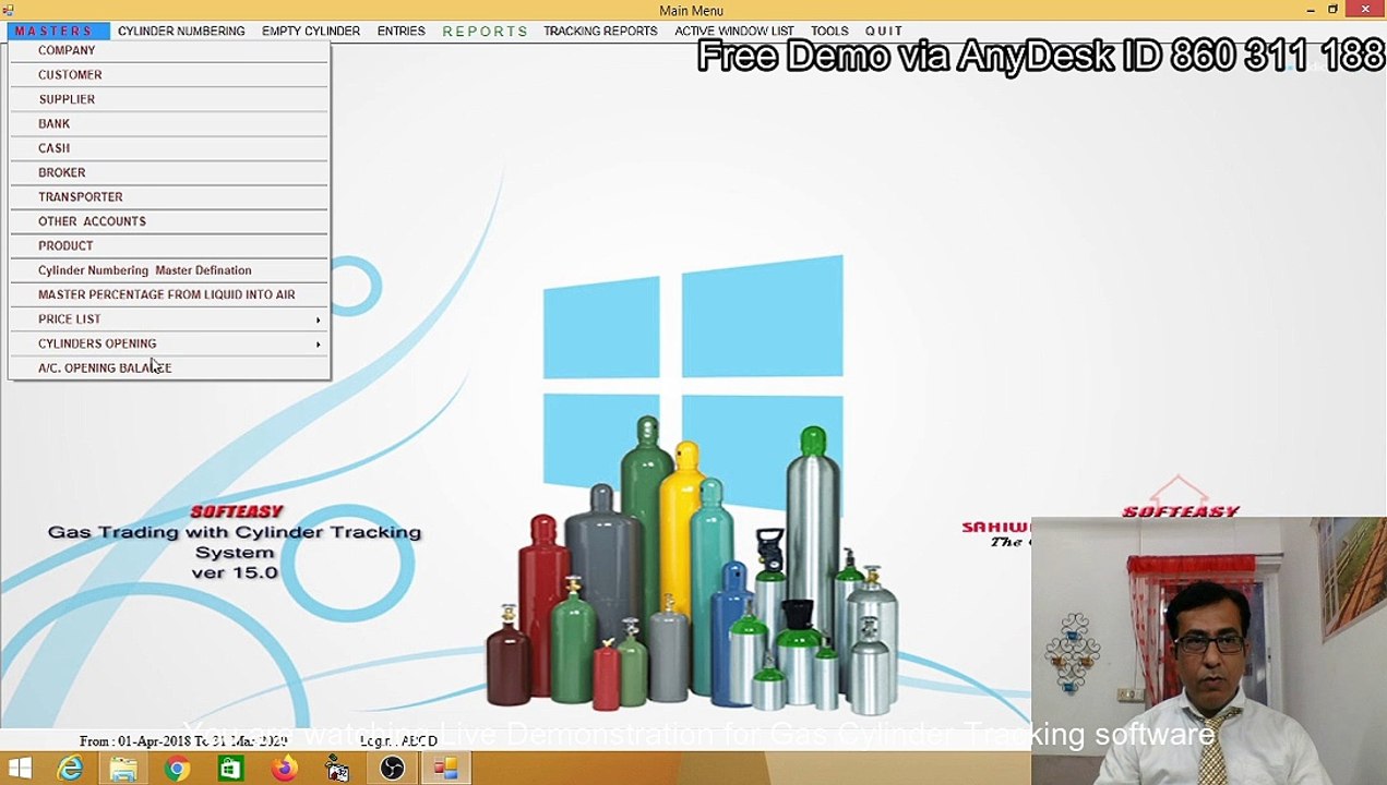 Gas Cylinder Tracking Software, Gas Cylinder Inventory Software, Gas Cylinder ERP Software