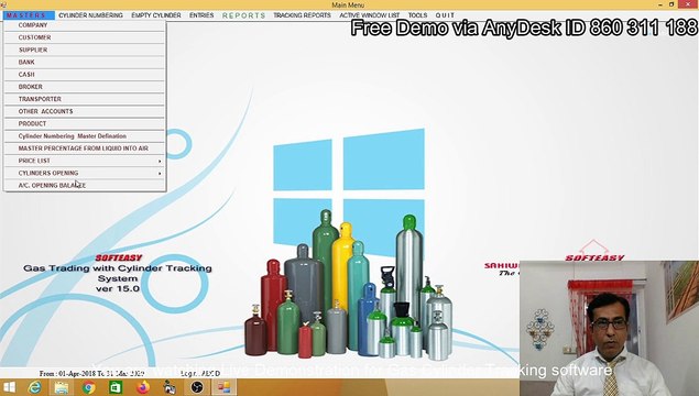 Gas Cylinder Tracking Software, Gas Cylinder Inventory Software, Gas Cylinder ERP Software