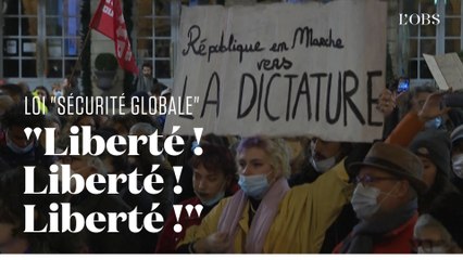 Manifestation à Bordeaux contre la loi "sécurité globale" et les violences policières