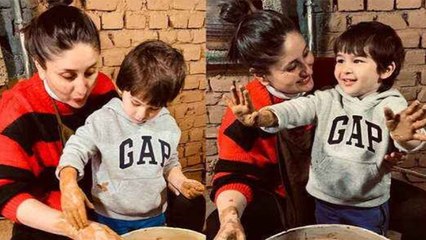 Taimur Ali Khan अपनी मां Kareena Kapoor संग मिट्टी के बर्तन बनाते नजर आए; VIRAL VIDEO | Boldsky