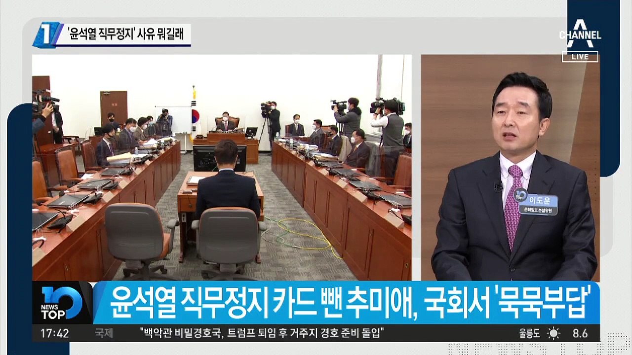 ‘윤석열 직무정지’ 사유 뭐길래