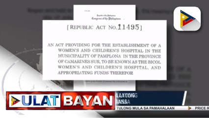 #UlatBayan | Pangulong #Duterte, lumagda sa iba’t ibang batas na layong mas maisaayos ang healthcare system sa bansa