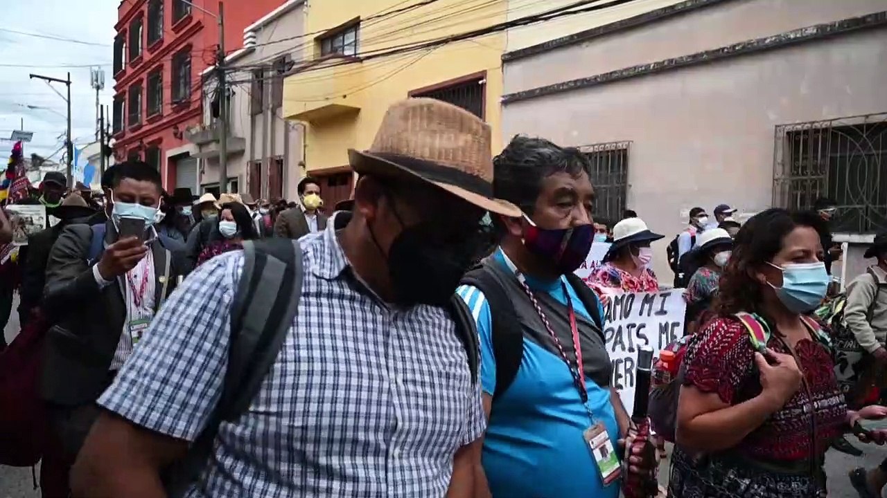 Protestos seguem na Guatemala