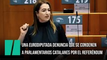 Una eurodiputada denuncia que no se hable del tema catalán en el Parlamento Europeo