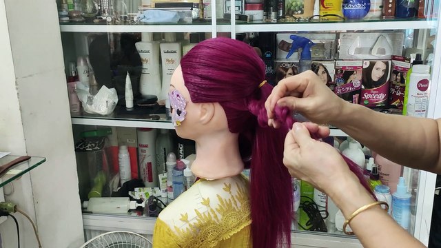 Cách Cột Tóc Đẹp Dễ Thương - Mẫu Cột Tóc Được Tạo Kiểu Bằng Dây Thun Thành Bông Hoa! Kiểu 123