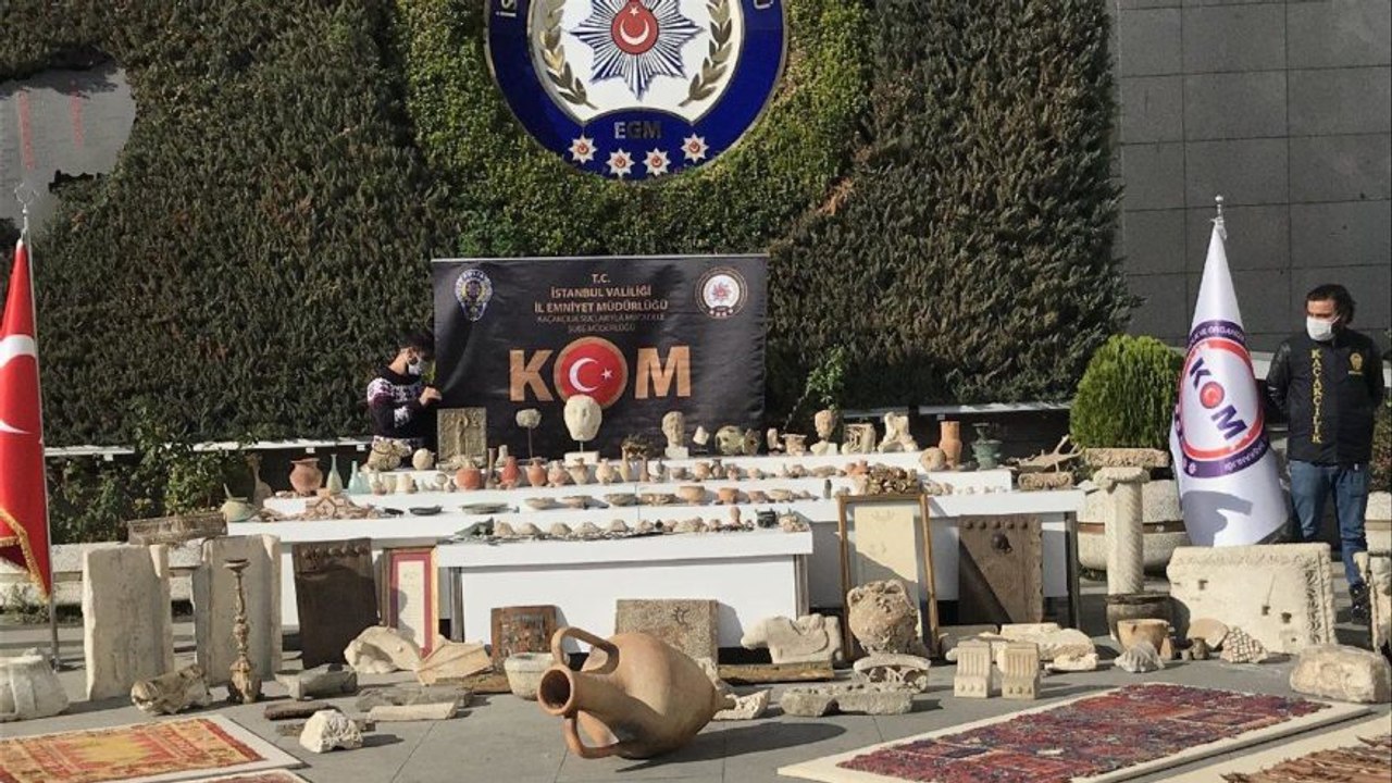 Tarihi eser operasyonu: Emniyet bahçesi açık hava müzesine döndü