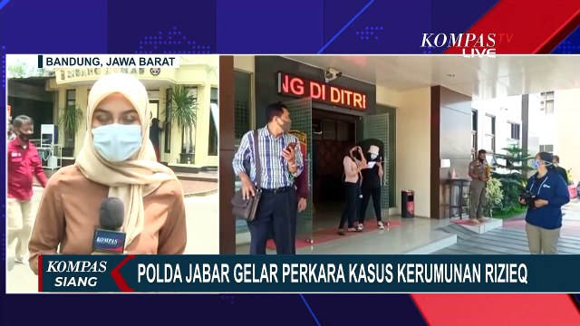 Polda Jabar Gelar Perkara Kasus Kerumunan Rizieq Shihab