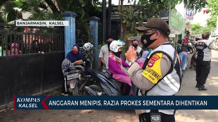 Terkendala Anggaran, Razia Gabungan Penegakan Disiplin Protokol Kesehatan Dihentikan Sementara